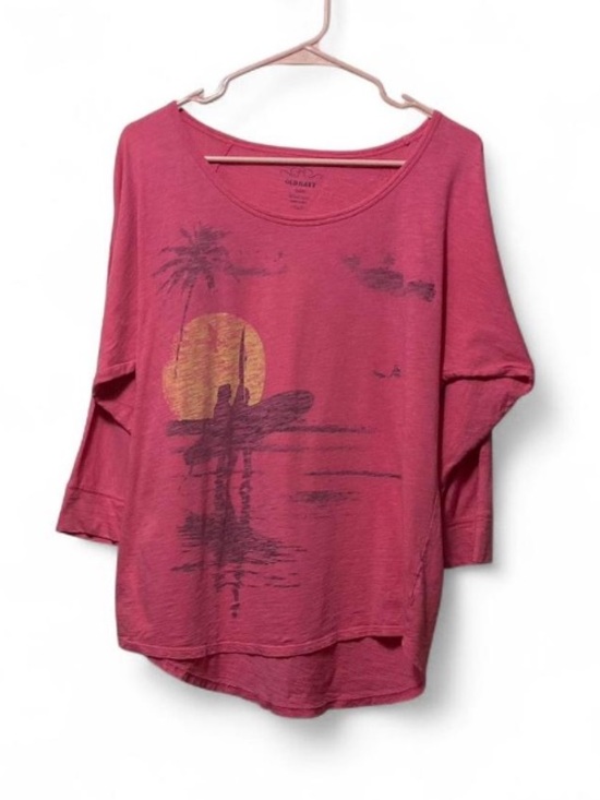 Old Navy Tops - Women’s Relaxed Sunset Graphic Top - Pink